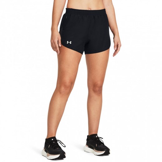 Damskie spodenki do biegania Under Armour UA Fly By 3\'\' Shorts - czarne ze sklepu Sportstylestory.com w kategorii Szorty - zdjęcie 169247542