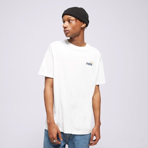 PUMA T-SHIRT ESS+ 2 COL SMALL LOGO ze sklepu Sizeer w kategorii T-shirty męskie - zdjęcie 169250950