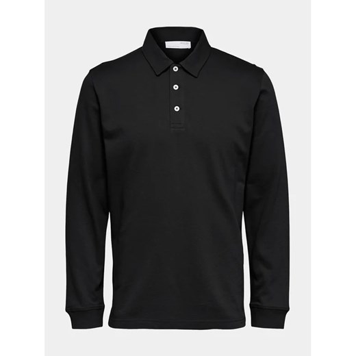 Selected Homme Polo 16088553 Czarny Regular Fit Selected Homme M MODIVO wyprzedaż
