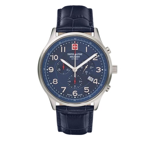 Zegarek Swiss Alpine Military 7084.9535 Blue/Silver/Blue ze sklepu eobuwie.pl w kategorii Zegarki - zdjęcie 169252021