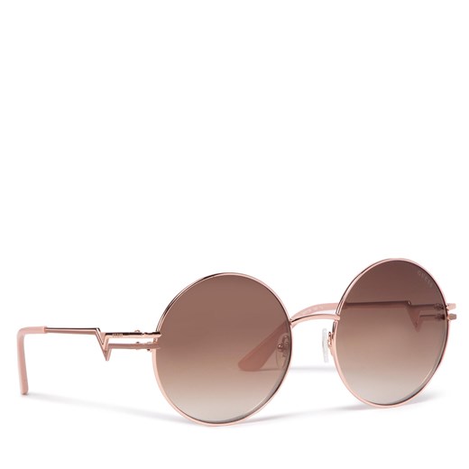 Okulary przeciwsłoneczne Guess GU7734 6028U SHINY ROSE GOLD/BORDEAUX MIRROR Guess one size okazyjna cena eobuwie.pl