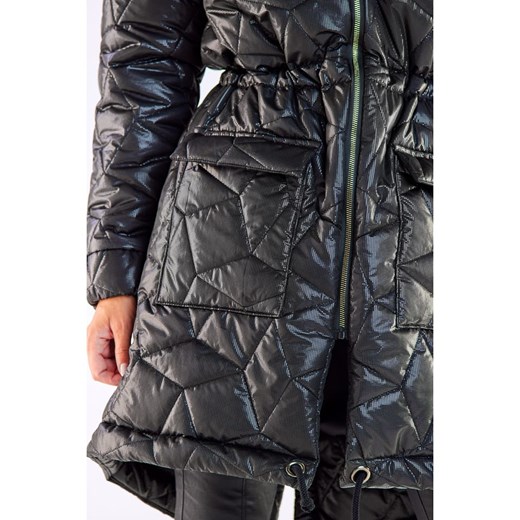 Awama Płaszcz pikowany w kolorze czarnym L/XL promocja Limango Polska