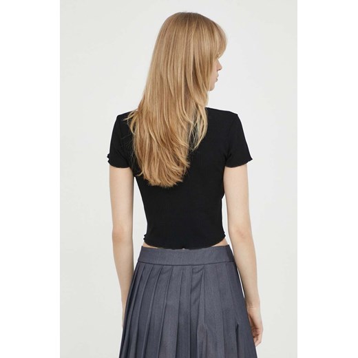 Moschino Jeans top damski kolor czarny Moschino Jeans L ANSWEAR.com