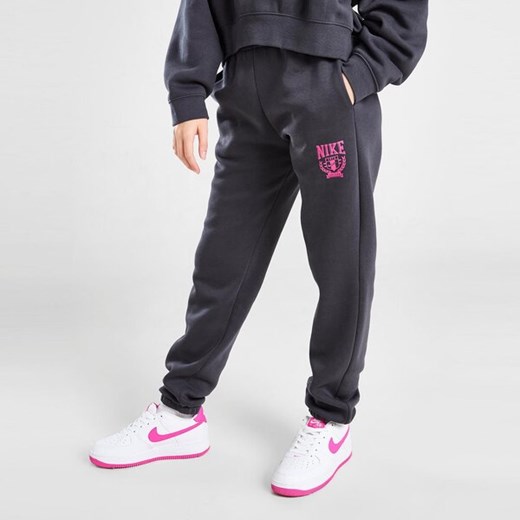 Spodnie dziewczęce Nike czarne w nadruki