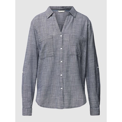 Bluzka z drobnym,fakturowanym wzorem ze sklepu Peek&Cloppenburg  w kategorii Bluzki damskie - zdjęcie 169255333