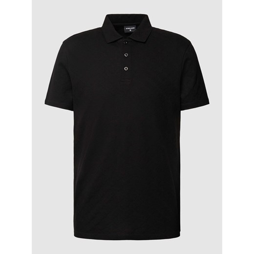 Koszulka polo z fakturowanym wzorem model ‘Fadu’ ze sklepu Peek&Cloppenburg  w kategorii T-shirty męskie - zdjęcie 169255430