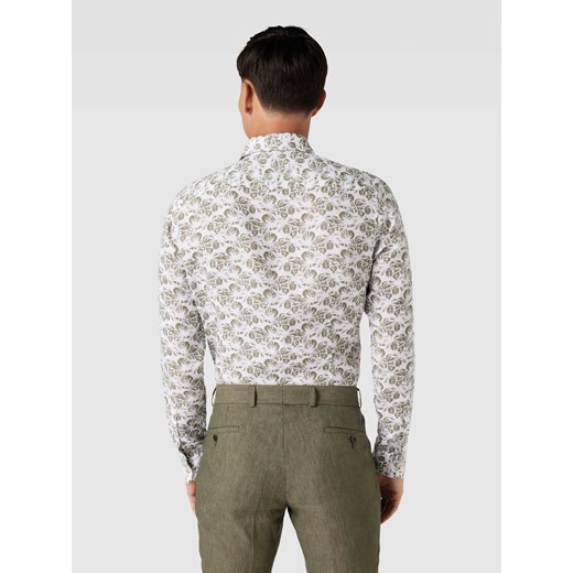 Koszula biznesowa o kroju slim fit ze wzorem na całej powierzchni Joop! 38 Peek&Cloppenburg 