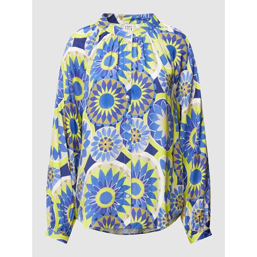 Bluzka z wiskozy ze wzorem na całej powierzchni ze sklepu Peek&Cloppenburg  w kategorii Bluzki damskie - zdjęcie 169255571