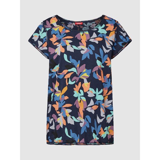 T-shirt z kwiatowym wzorem ze sklepu Peek&Cloppenburg  w kategorii Bluzki damskie - zdjęcie 169255573