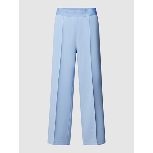 Spodnie materiałowe z szeroką nogawką i zakładkami w pasie model ‘CAMERON’ ze sklepu Peek&Cloppenburg  w kategorii Spodnie damskie - zdjęcie 169255683