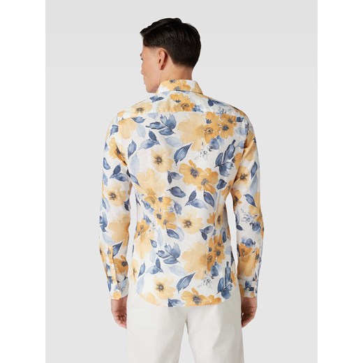 Koszula biznesowa o kroju slim fit z kwiatowym wzorem Joop! 44 Peek&Cloppenburg 