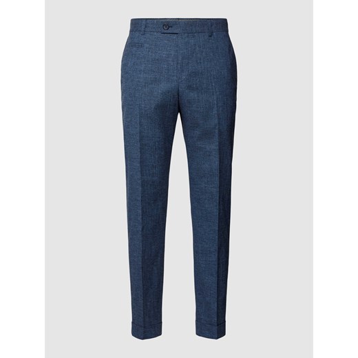 Spodnie do garnituru o kroju regular fit w kant model ‘Luc’ ze sklepu Peek&Cloppenburg  w kategorii Spodnie męskie - zdjęcie 169255893