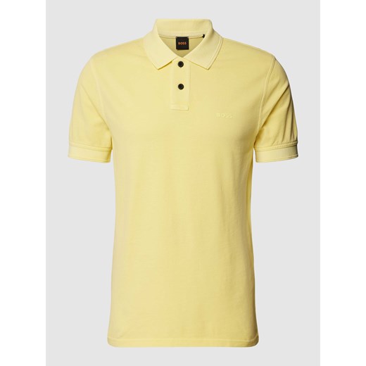 Koszulka polo o kroju slim fit z detalem z logo model ‘Prime’ ze sklepu Peek&Cloppenburg  w kategorii T-shirty męskie - zdjęcie 169255933