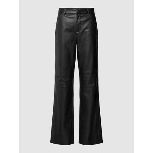 Spodnie z imitacji skóry model ‘ZAMIRAOLYMPIA’ ze sklepu Peek&Cloppenburg  w kategorii Spodnie damskie - zdjęcie 169256082