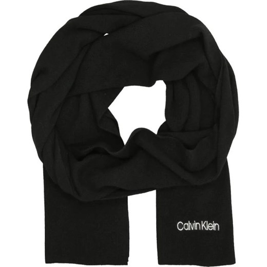 Calvin Klein Szal | z dodatkiem wełny i kaszmiru Calvin Klein Uniwersalny okazja Gomez Fashion Store