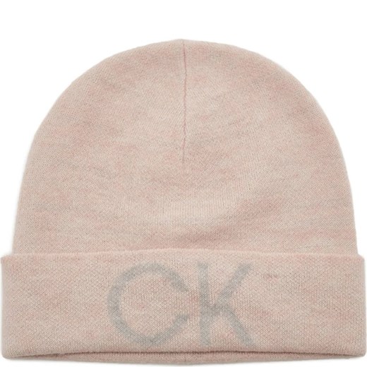 Calvin Klein Wełniana czapka ELEVATED MONOGRAM ze sklepu Gomez Fashion Store w kategorii Czapki zimowe damskie - zdjęcie 169259224