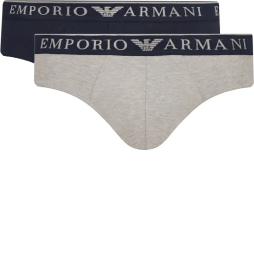 Emporio Armani Slipy 2-pack ze sklepu Gomez Fashion Store w kategorii Majtki męskie - zdjęcie 169259784