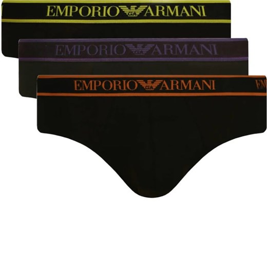 Emporio Armani Slipy 3-pack ze sklepu Gomez Fashion Store w kategorii Majtki męskie - zdjęcie 169259870