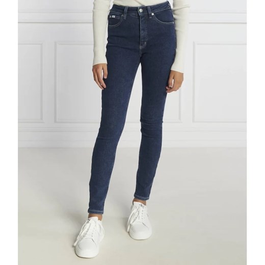 CALVIN KLEIN JEANS Jeansy HIGH RISE SKINNY | Skinny fit 31/30 okazja Gomez Fashion Store