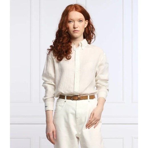 POLO RALPH LAUREN Lniana koszula | Regular Fit ze sklepu Gomez Fashion Store w kategorii Koszule damskie - zdjęcie 169260323