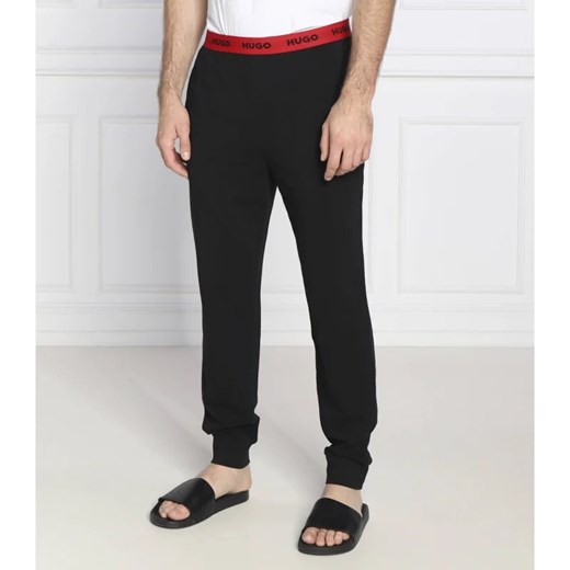 Hugo Bodywear Spodnie od piżamy Linked | Regular Fit ze sklepu Gomez Fashion Store w kategorii Piżamy męskie - zdjęcie 169260550