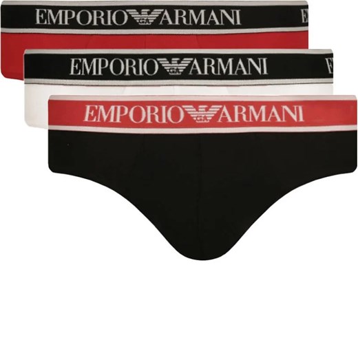 Emporio Armani Slipy 3-pack ze sklepu Gomez Fashion Store w kategorii Majtki męskie - zdjęcie 169261031