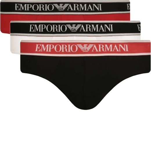 Emporio Armani Slipy 3-pack Emporio Armani S wyprzedaż Gomez Fashion Store