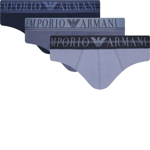 Emporio Armani Slipy 3-pack ze sklepu Gomez Fashion Store w kategorii Majtki męskie - zdjęcie 169261051