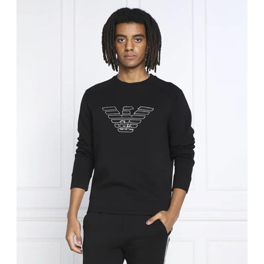 Emporio Armani bluza męska młodzieżowa z napisem