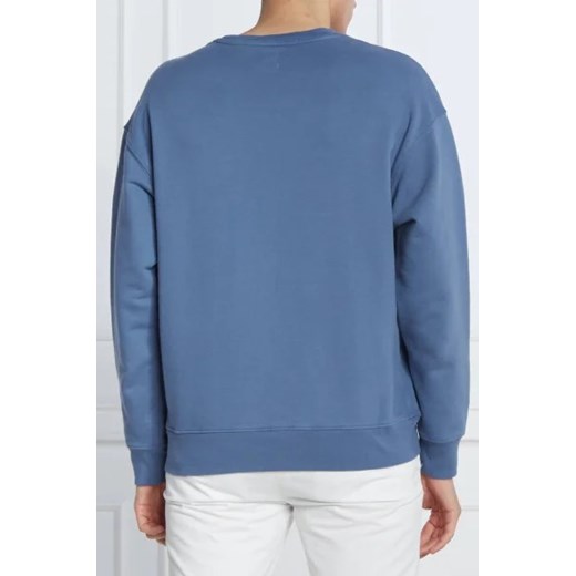Bluza męska Levi's w stylu młodzieżowym niebieska z napisem 