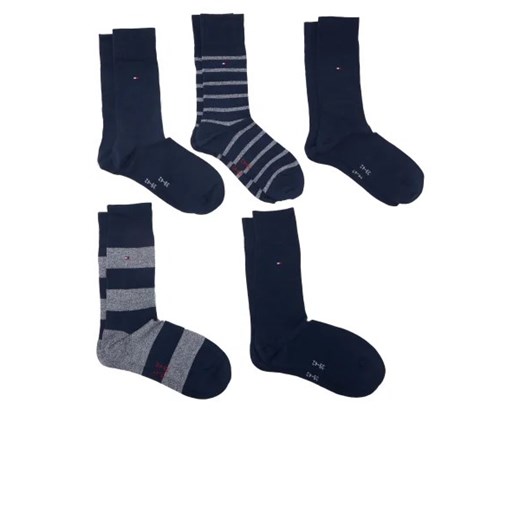 Tommy Hilfiger Skarpety 5-pack MOULINE Tommy Hilfiger 43-46 okazyjna cena Gomez Fashion Store