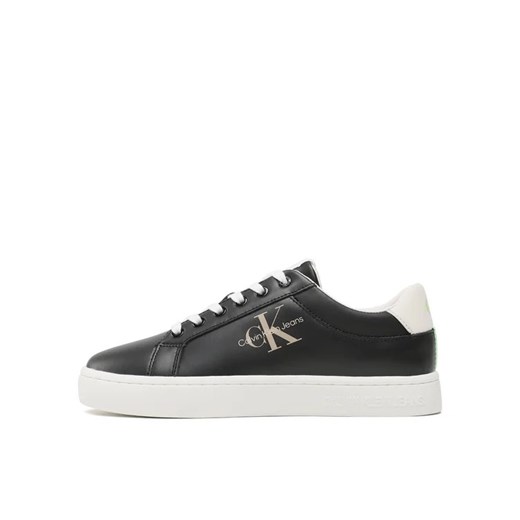 Calvin Klein Jeans Sneakersy Classic Cupsole Fluo Contrast YM0YM00603 Czarny 40 promocja MODIVO