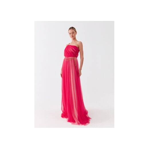 Elisabetta Franchi Sukienka wieczorowa AB-463-32E2-V780 Różowy Regular Fit ze sklepu MODIVO w kategorii Sukienki - zdjęcie 169283923