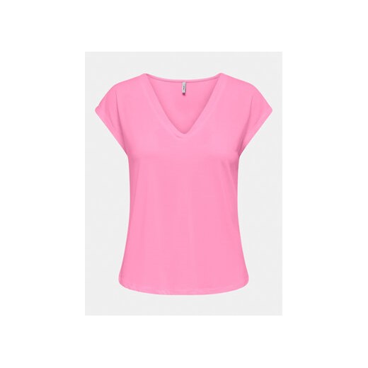 ONLY T-Shirt Free 15287041 Różowy Regular Fit ze sklepu MODIVO w kategorii Bluzki damskie - zdjęcie 169284093