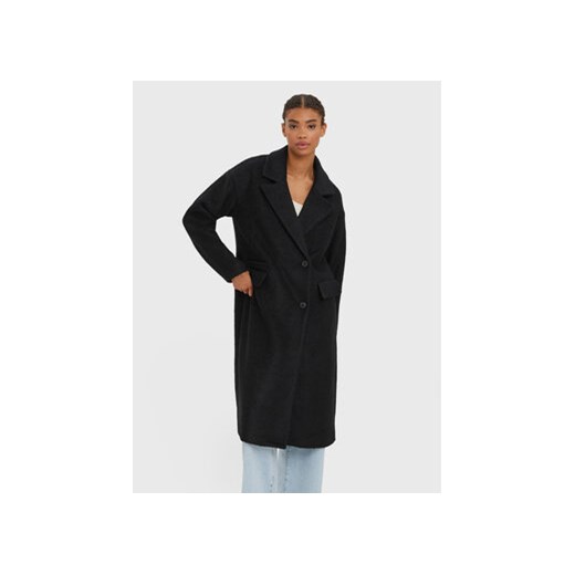 Vero Moda Płaszcz wełniany Mabel 10271371 Czarny Regular Fit ze sklepu MODIVO w kategorii Płaszcze damskie - zdjęcie 169284101