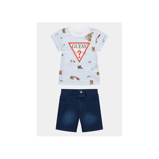 Guess Komplet t-shirt i spodenki I4GG01 K8HM3 Kolorowy Regular Fit ze sklepu MODIVO w kategorii Komplety niemowlęce - zdjęcie 169284114