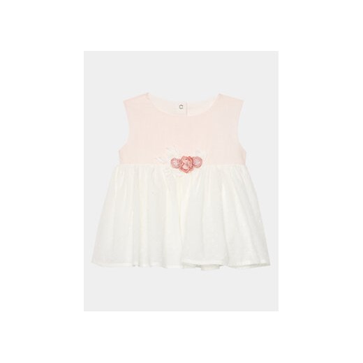 Jamiks Sukienka elegancka Betsy JLF051 Różowy Regular Fit ze sklepu MODIVO w kategorii Ubranka do chrztu - zdjęcie 169284371
