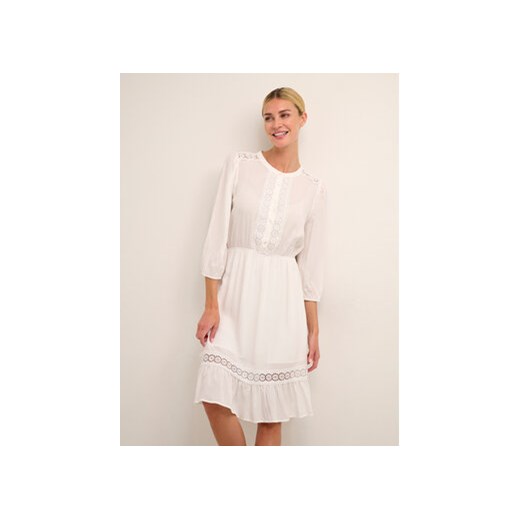 Kaffe Sukienka letnia Freya 10507544 Biały Regular Fit ze sklepu MODIVO w kategorii Sukienki - zdjęcie 169284873