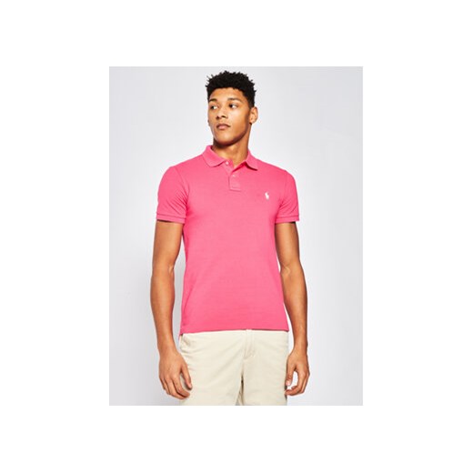 Polo Ralph Lauren Polo Core Replen 710795080 Różowy Slim Fit ze sklepu MODIVO w kategorii T-shirty męskie - zdjęcie 169285301