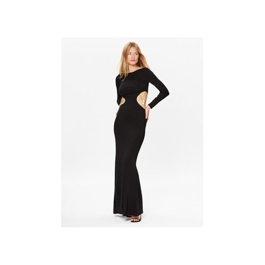 Elisabetta Franchi Sukienka wieczorowa AB-468-32E2-V680 Czarny Slim Fit ze sklepu MODIVO w kategorii Sukienki - zdjęcie 169285761