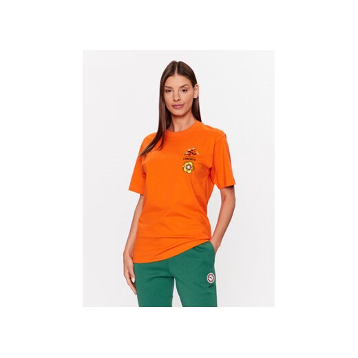 Puma T-Shirt LIBERTY 539829 Pomarańczowy Relaxed Fit ze sklepu MODIVO w kategorii Bluzki damskie - zdjęcie 169285801