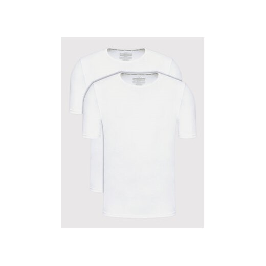 Calvin Klein Underwear Komplet 2 t-shirtów 000NB1088A Biały Regular Fit ze sklepu MODIVO w kategorii T-shirty męskie - zdjęcie 169285901