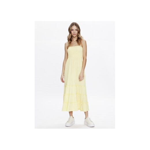 LTB Sukienka letnia Kemoro 83014 60181 Żółty Regular Fit ze sklepu MODIVO w kategorii Sukienki - zdjęcie 169286042