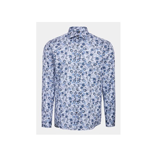 Eterna Koszula 4119/F182 Niebieski Slim Fit ze sklepu MODIVO w kategorii Koszule męskie - zdjęcie 169286114
