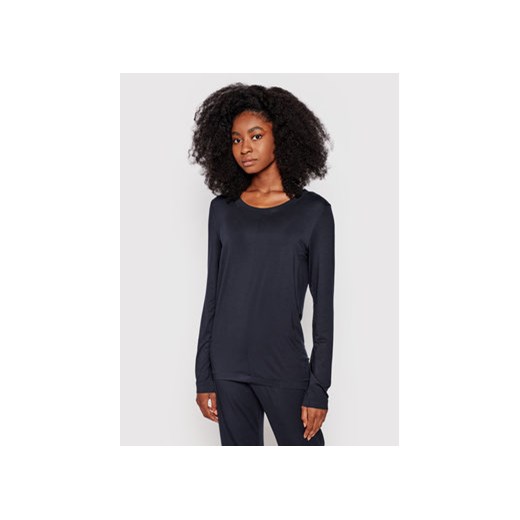 Hanro Koszulka piżamowa Yoga 7996 Czarny ze sklepu MODIVO w kategorii Piżamy damskie - zdjęcie 169286184