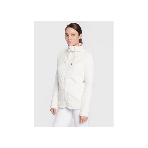 Roxy Bluza Tundra ERJFT04556 Biały Slim Fit ze sklepu MODIVO w kategorii Bluzy damskie - zdjęcie 169286704