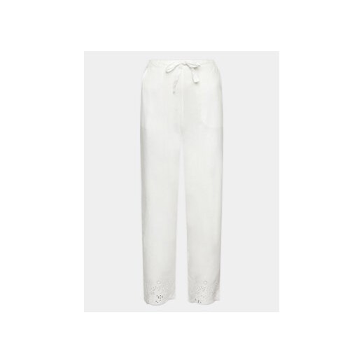 Cyberjammies Spodnie piżamowe Saskia CY9647 Biały Regular Fit ze sklepu MODIVO w kategorii Piżamy damskie - zdjęcie 169286731
