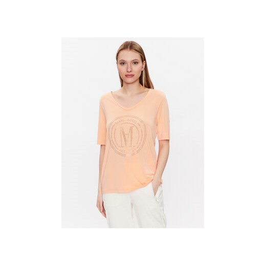 Marc Aurel T-Shirt 7411 7000 73550 Pomarańczowy Regular Fit ze sklepu MODIVO w kategorii Bluzki damskie - zdjęcie 169286994