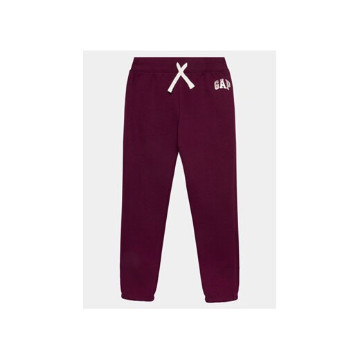 Gap Spodnie dresowe 789629-06 Fioletowy Regular Fit ze sklepu MODIVO w kategorii Spodnie dziewczęce - zdjęcie 169287112