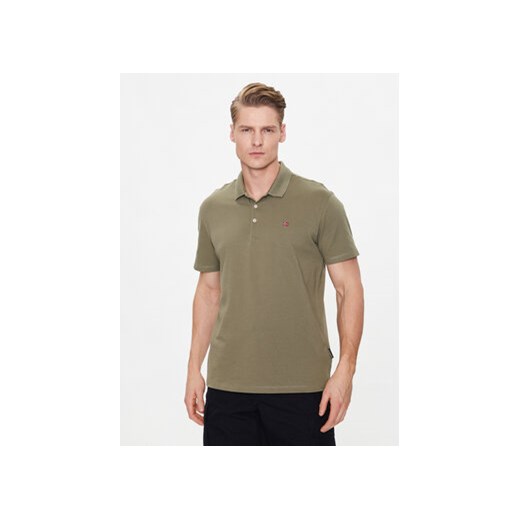 Napapijri Polo Ealis NP0A4H8B Zielony Regular Fit ze sklepu MODIVO w kategorii T-shirty męskie - zdjęcie 169287432